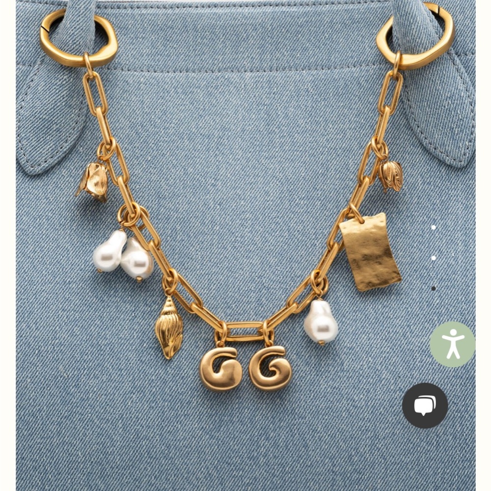 Cult Gaia Bijou Bag Charm - Antique Brass - Picture 3 of 4